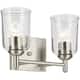 Option Brushed Nickel / Clear