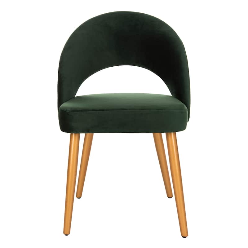 SAFAVIEH Reva Retro Dusty Rose/ Gold Chair (Set of 2) - 21.3" x 24.3" x 31.8" - 21Wx24Dx32H
