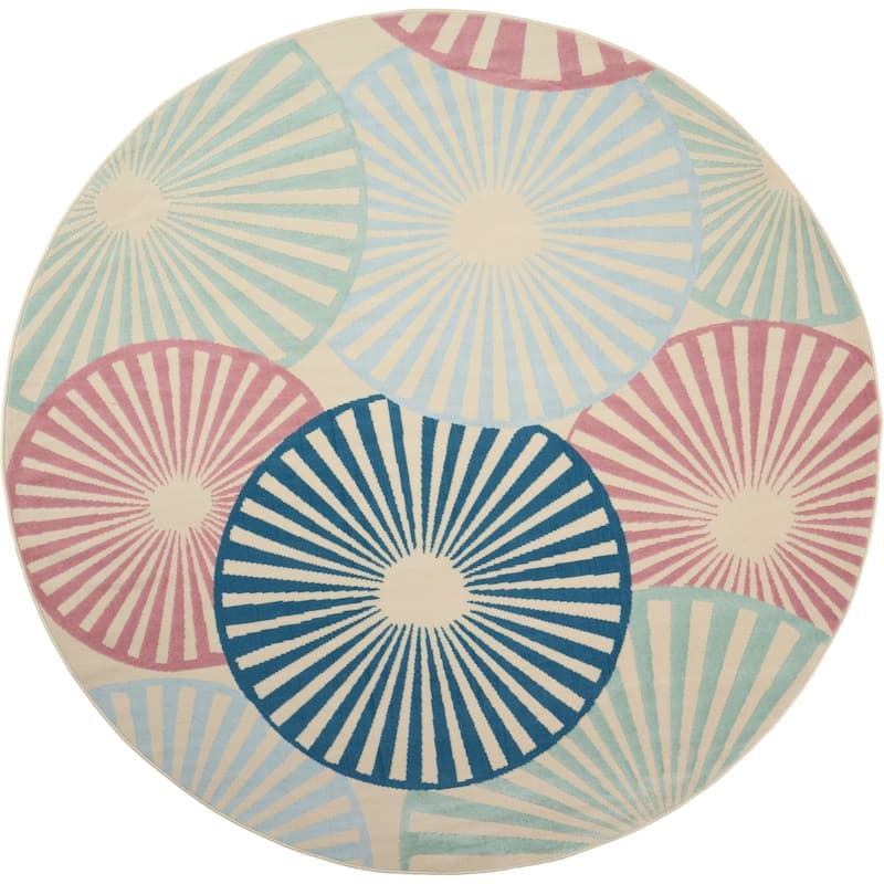 Nourison Grafix Modern Geometric Area Rug