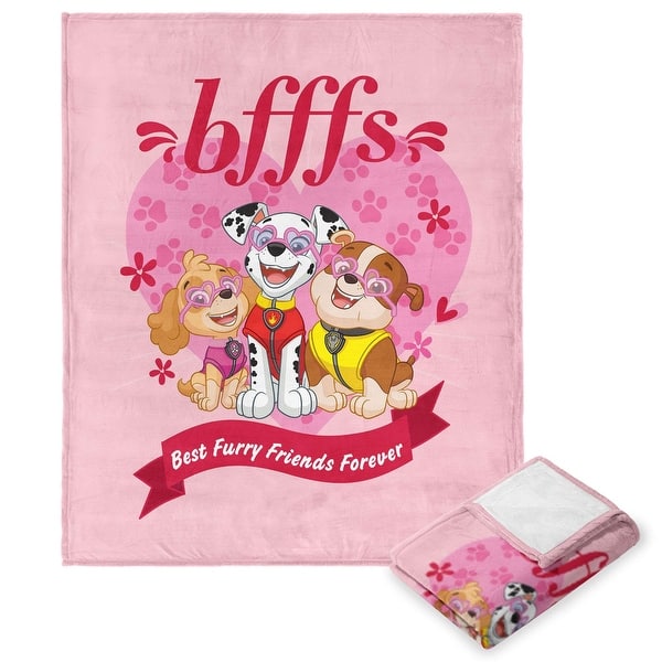 slide 2 of 4, Nickelodeon Paw Patrol Bfffs Silk Touch Throw Blanket