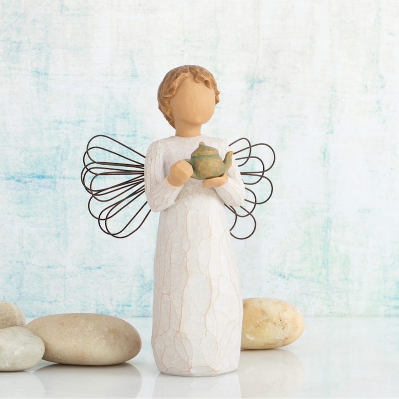 Willow Tree Angel of The Kitchen, Warm Comfort Between Friends, Sculpted Figure