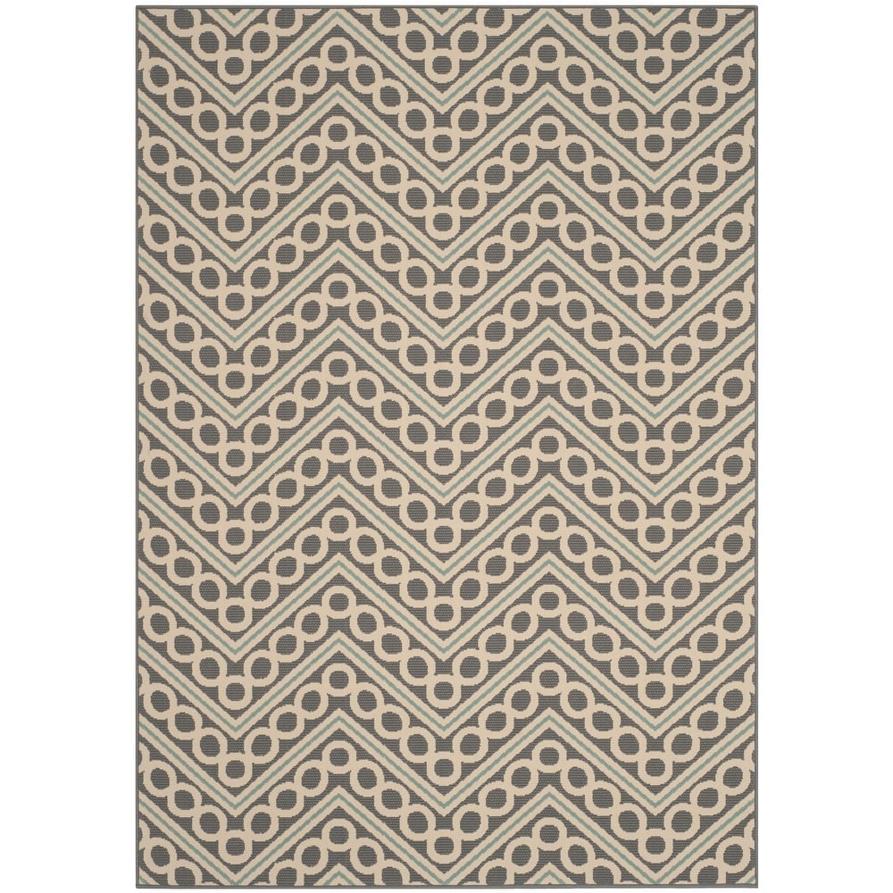 SAFAVIEH Hampton Sylvi Modern Indoor/ Outdoor Waterproof Patio Backyard