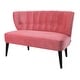 preview thumbnail 31 of 55, Becca Channel Tufted Settee by Jennifer Taylor Home