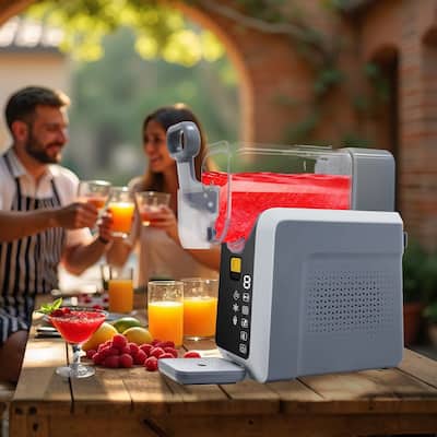 Slushie Machine, Slushy Machine for Home No ice Needed, Professional Frozen Drink Maker withLED Display