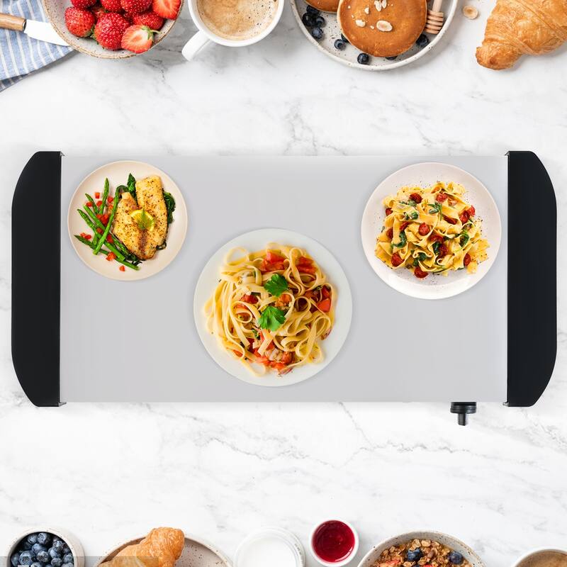 Electric Buffet Server Food Warmer with 3 Removable Trays - Multi