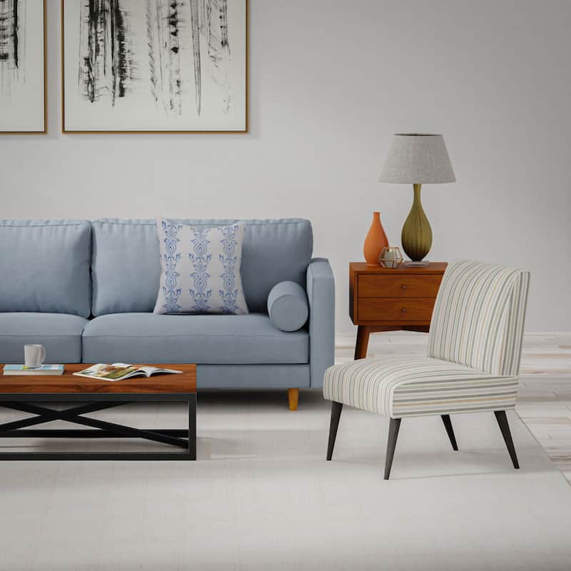 Alora Decor Lofton Ivory Geometric Hand Tufted Wool Rug