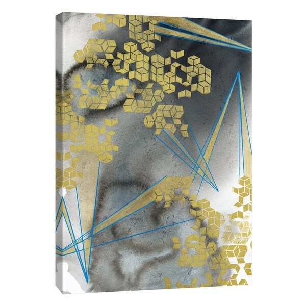 Ptm Images 9 108619 Ptm Canvas Collection 10 X 8 Golden Fractals 6 Giclee Abstract Art Print On Canvas