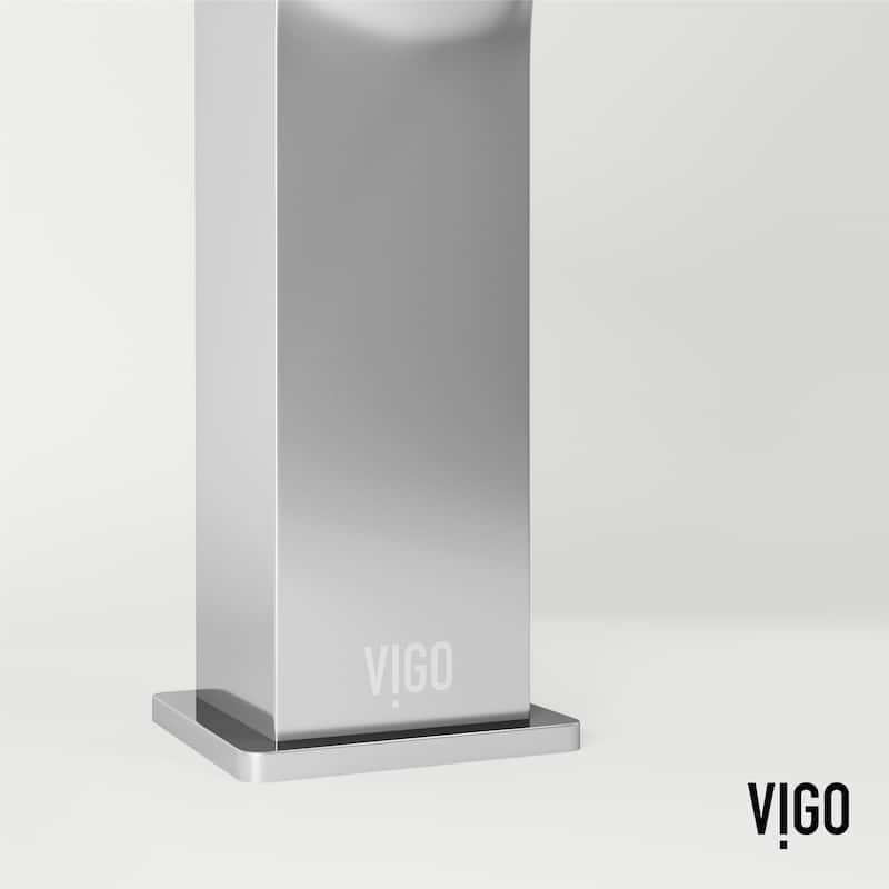 VIGO Dunn 6" H Single Handle Single Hole Bathroom Faucet
