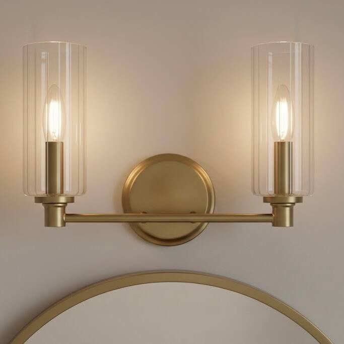 Zana Elegant Double-Light Wall Sconce with Modern Flair
