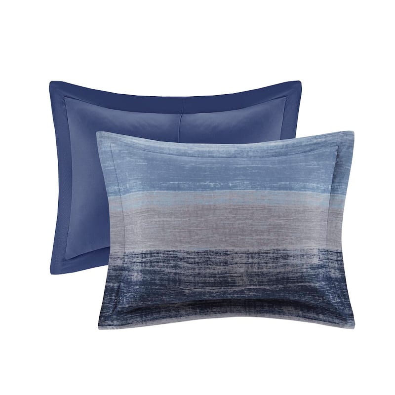 Madison Park Essentials Barret Comforter Set with Cotton Bed Sheets