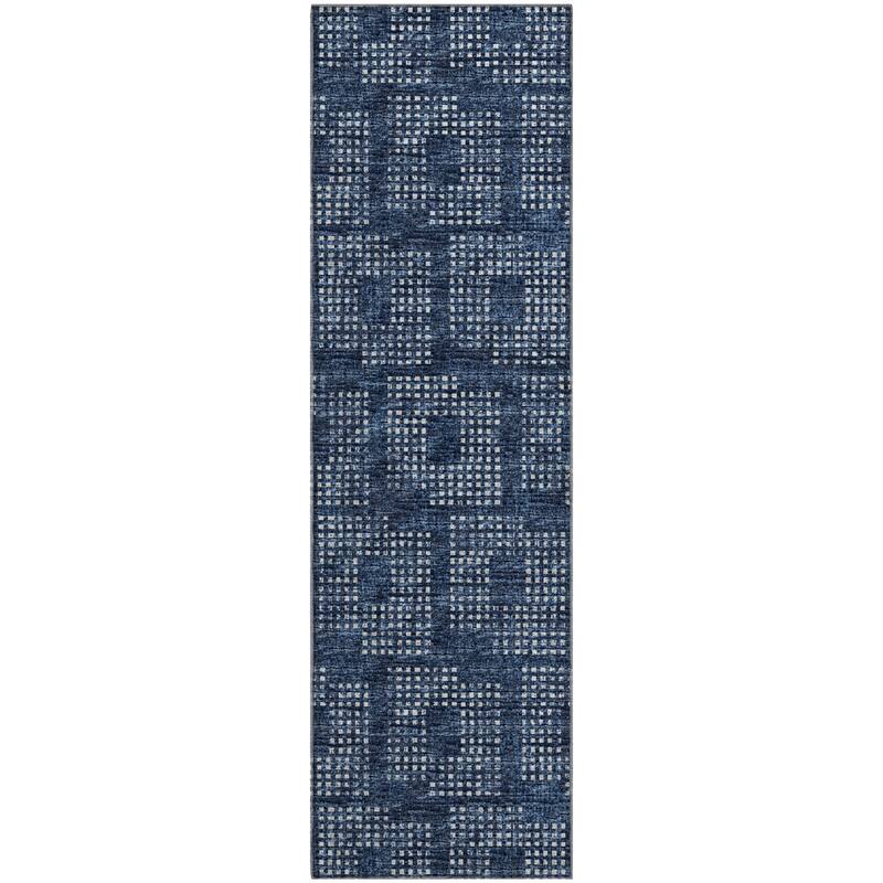Premium Washable Super Soft Modern Houndstooth Mayfield Rug