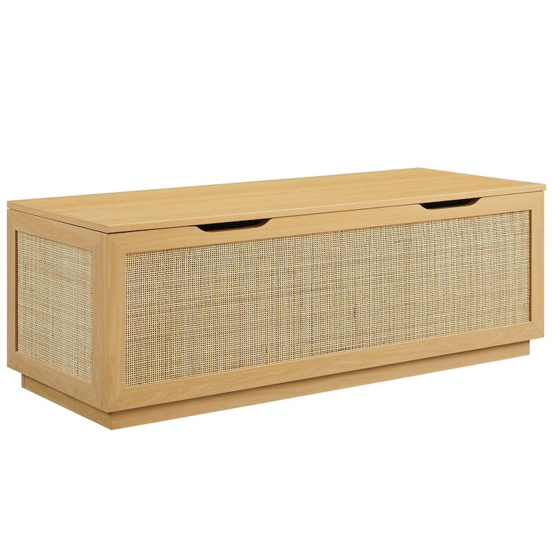 Soma Fluted 3-in-1 Hall Tree With Storage Bench and Coat Rack