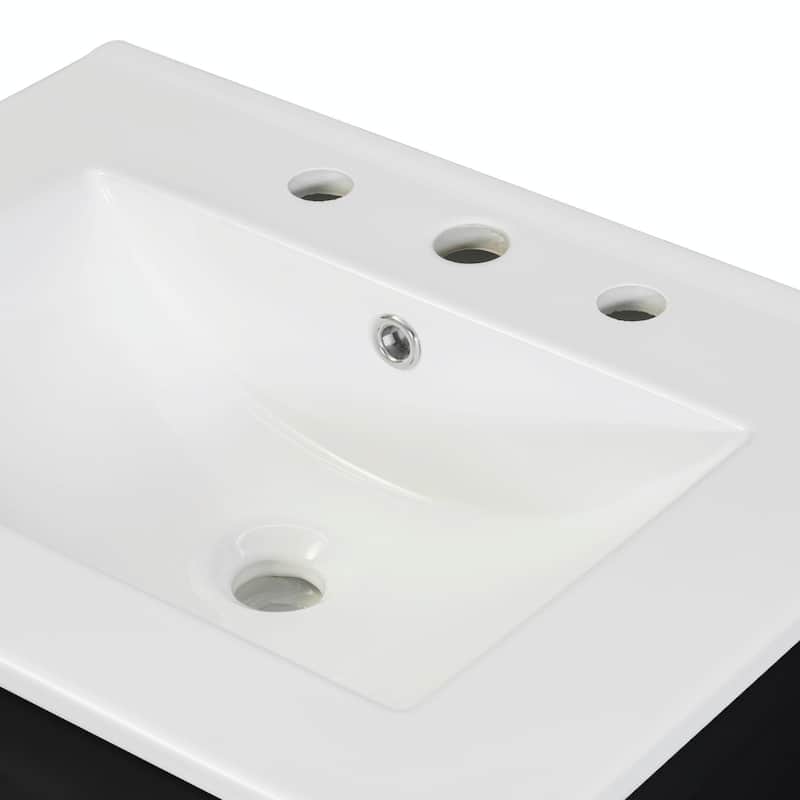 24" Bathroom Vanity Combo with Ceramic Sink