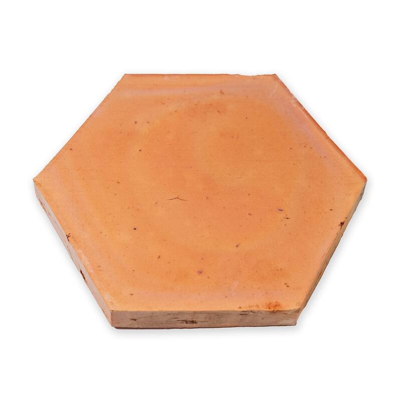 Natural Terracotta Hexagon, 8x9x 0.79in ,Tile