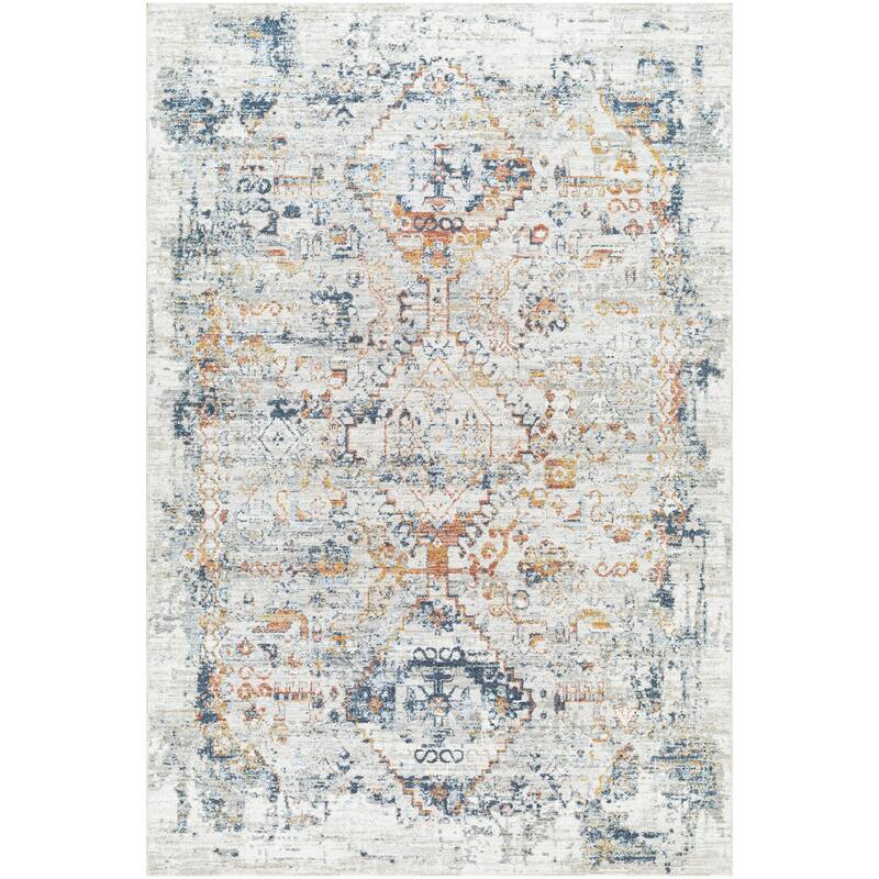 Livabliss Traditional Beckham Diamond Area Rug