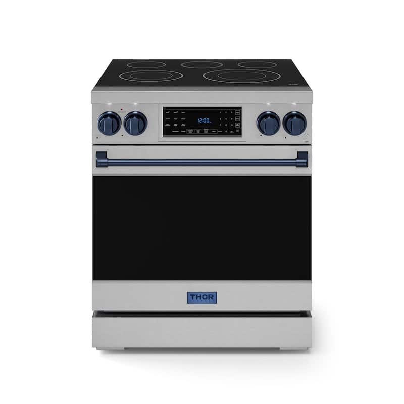 Thor Kitchen RSE30 Gordon Ramsay 4.5 Cu. Ft. Free Standing Electric - Stainless Steel / Navy Blue