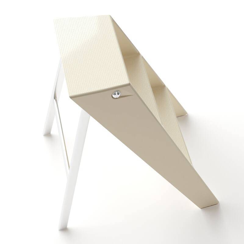 Home folding ladder frame indoor multi-functional thick folding ladder stool simple creative anti-slip edge table ladder frame