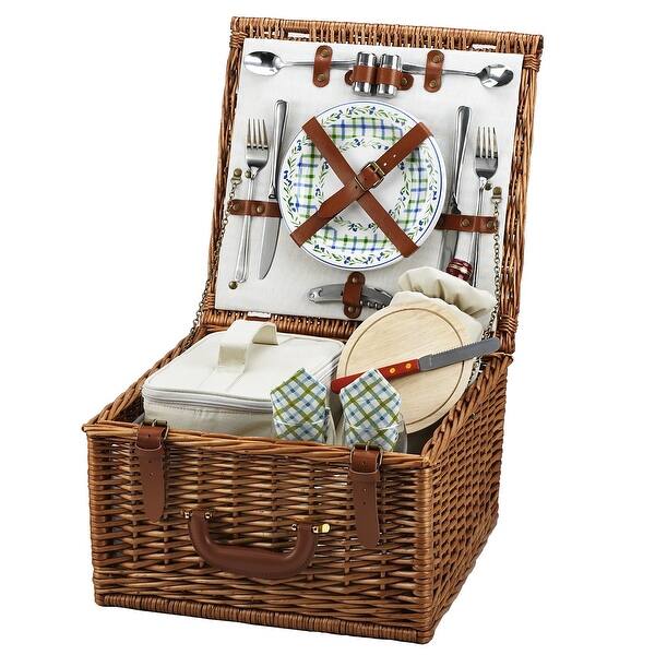 Picnic at Ascot Cheshire Basket for 2 Gazebo (702G) Gazebo Overstock 18904512