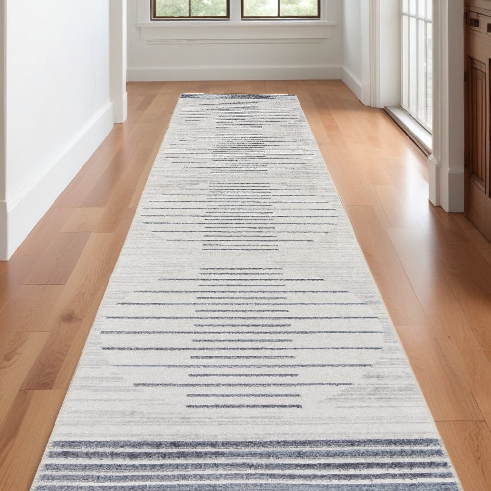 Power Loomed Geometric Modern Area Rug