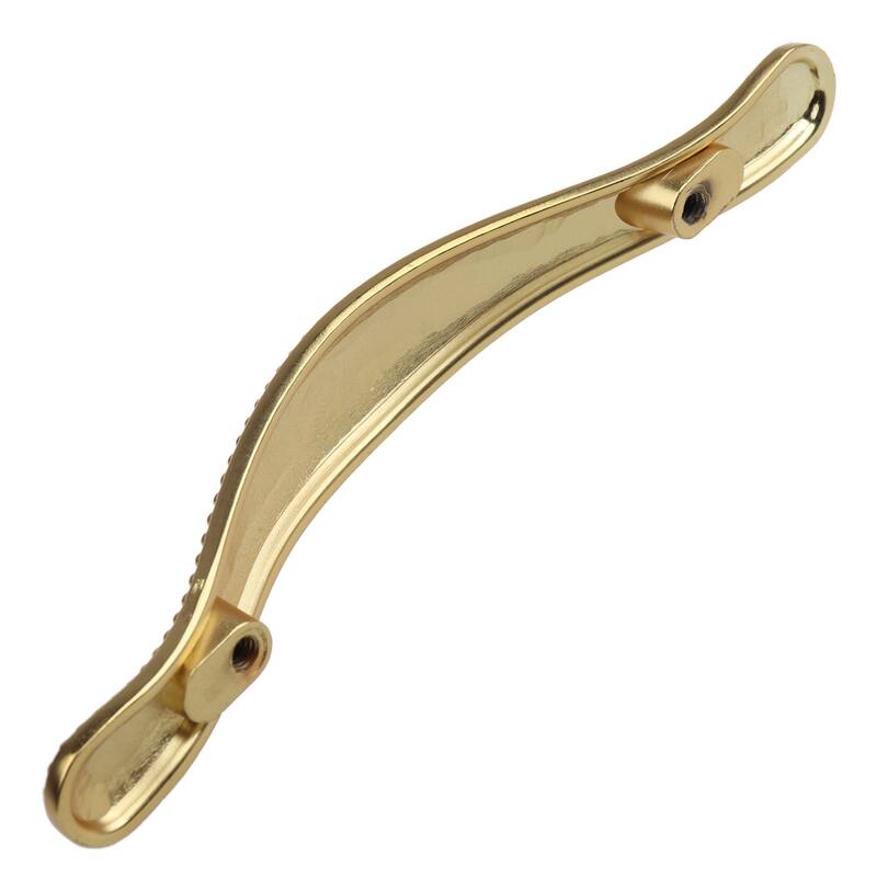 GlideRite 5-Pack 3 Inch Center Brass Gold Beaded Cabinet Pulls - Brass Gold