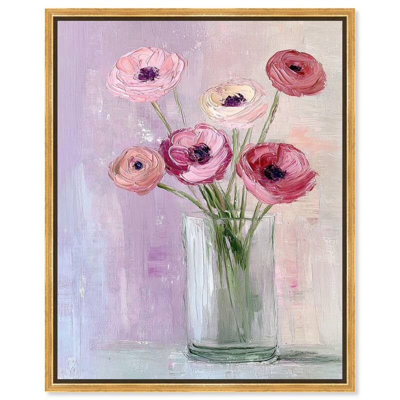 Glass and Grace Canvas by Art Remedy - Gold - 36" x 45"