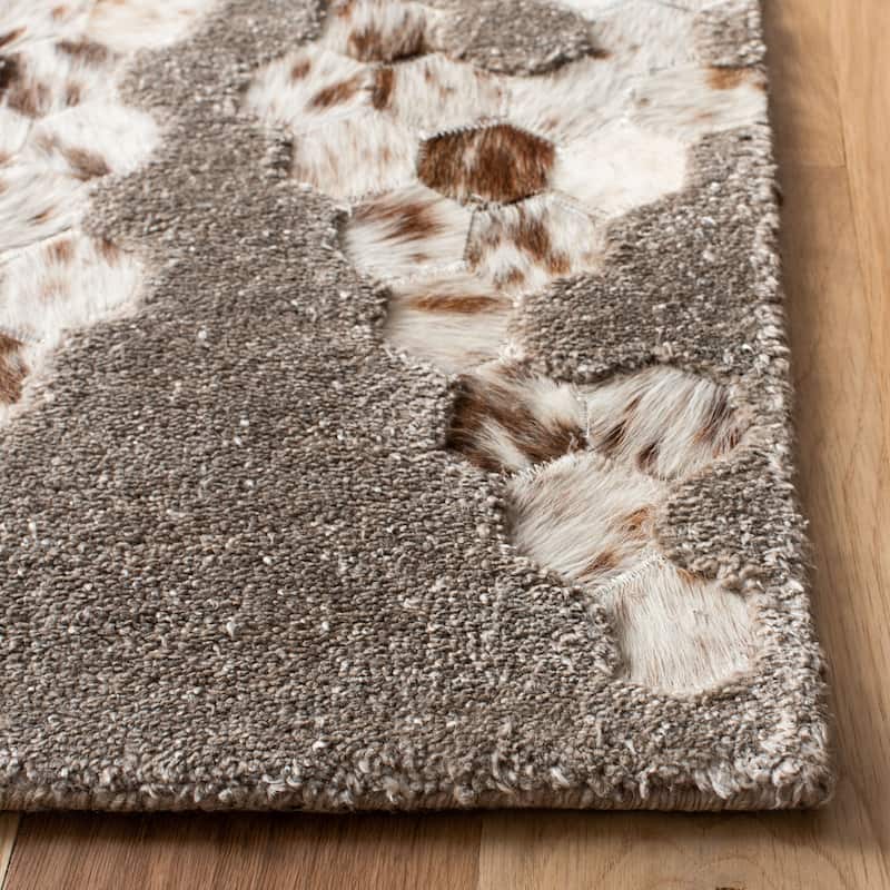 SAFAVIEH Handmade Manhattan Shakti Modern Abstract Silk Rug