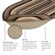 preview thumbnail 4 of 2, Kettle Grove Jute Rug Oval w/ Pad 60x96 - 5' x 8' Oval