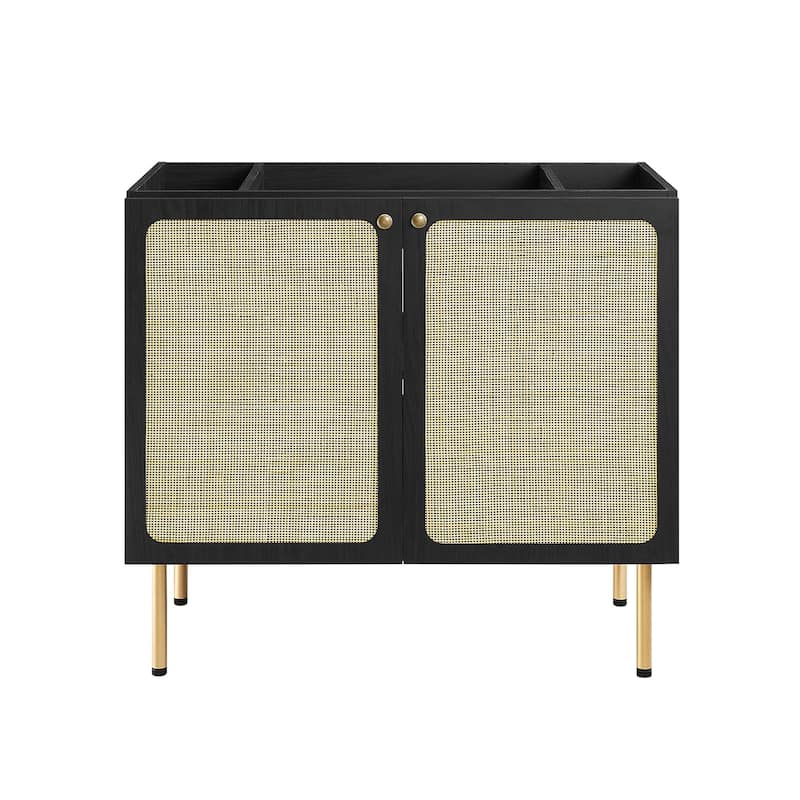 Chaucer Bathroom Vanity with Black Basin Included