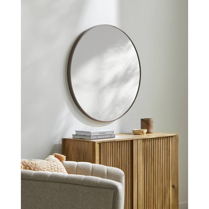 Livabliss Ceraon Modern & Contemporary Mirror - Dark Brown