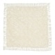 preview thumbnail 4 of 2, Bearington Baby Small Creamy White Swirly Security Blankie, 16" x 16"