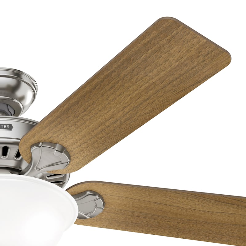 Hunter 52" Pro's Best Traditional Ceiling Fan with LED Light Kit and Pull Chain - DC Motor - ENERGY STAR!