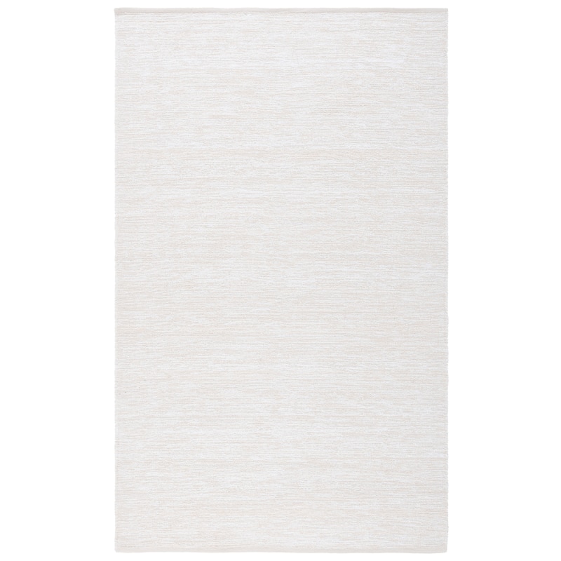 SAFAVIEH Handmade Montauk Willie Cotton Rug - 4' x 6' - Ivory