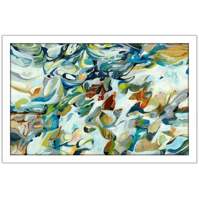 "In The Flow III" by Lisa Ridgers Print on Acrylic.