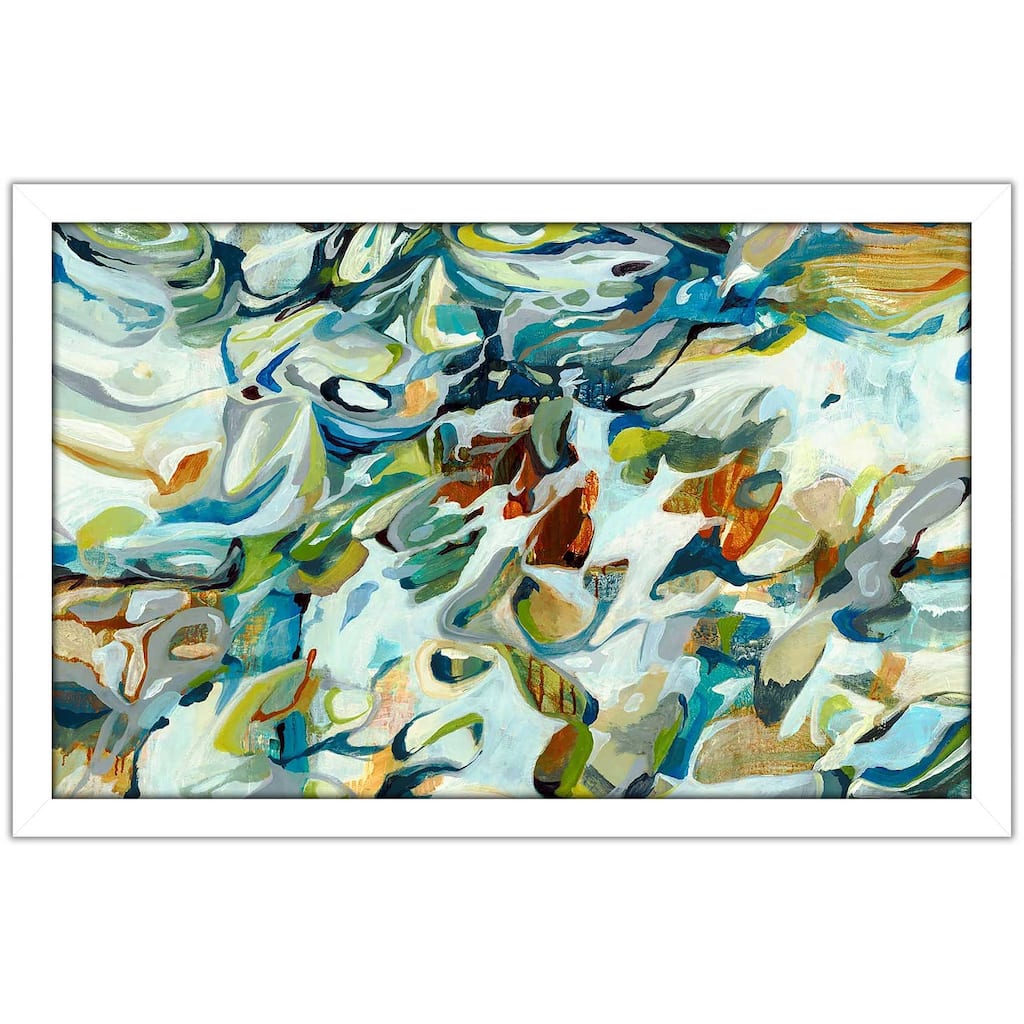 "In The Flow III" by Lisa Ridgers Print on Acrylic.