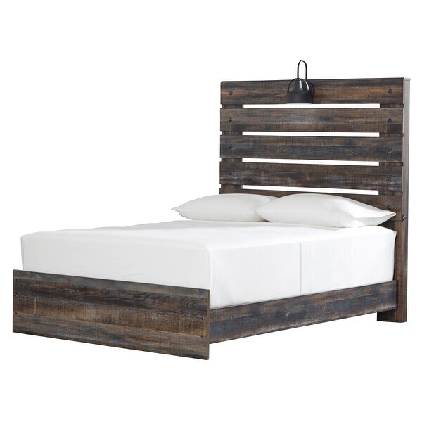 Shop Ashley Furniture B211 86 Rustic Finish Drystan Full