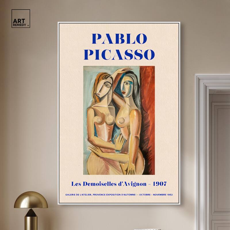 Picasso's Avignon Canvas by Art Remedy