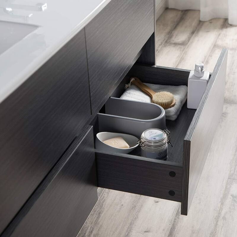 Blossom Valencia 48" Wall Mounted Double Sink Floating Bathroom Vanity