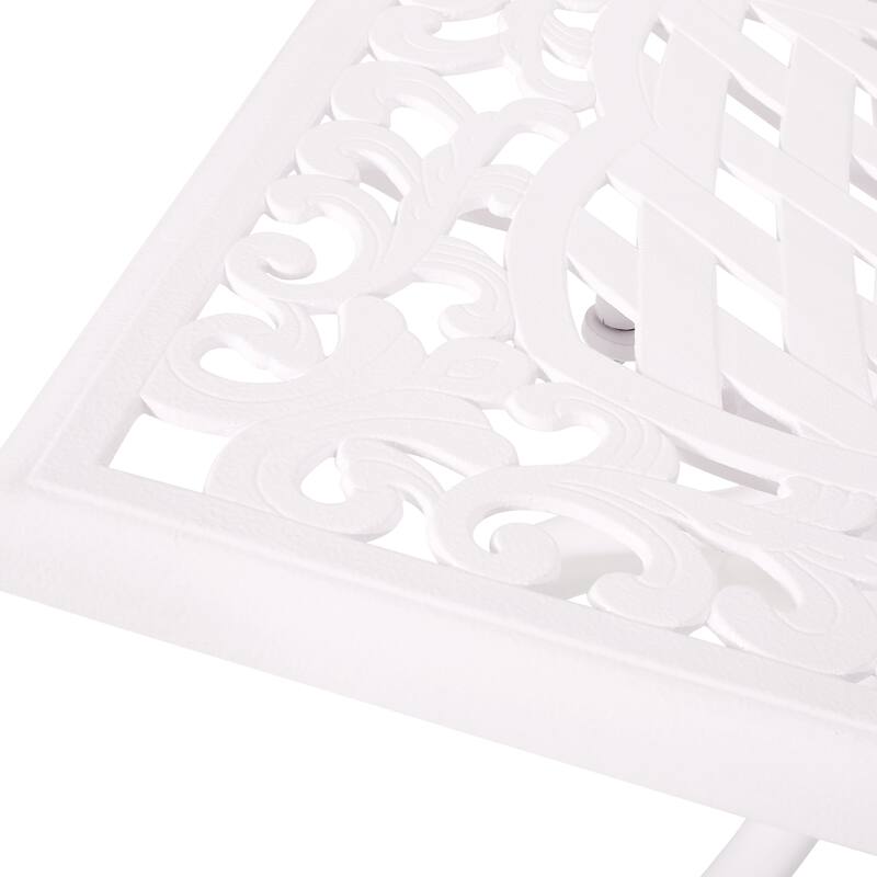 Phoenix Traditional Outdoor Aluminum Rectangular Dining Table by Christopher Knight Home - 67.00" W x 37.50" D x 30.25" H