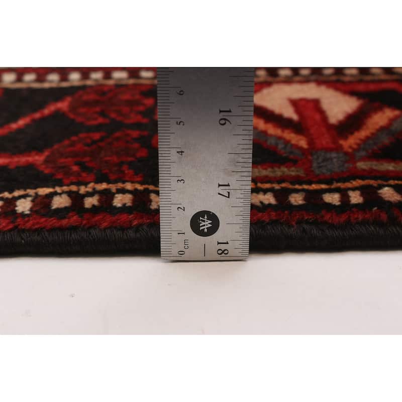 ECARPETGALLERY Hand-knotted Anadol Red Wool Rug - 3'6 x 9'6