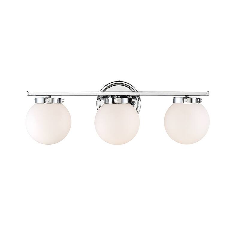 Meridian M80023 3 Light 24" Wide Bathroom Vanity Light - Chrome