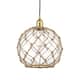Option Satin Gold / Clear Glass / Brown Rope
