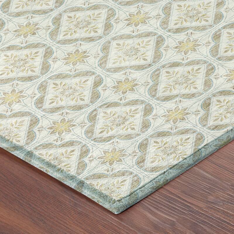 Machine Washable Indoor/ Outdoor Contemporary Granby Chantille Rug