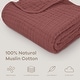 preview thumbnail 84 of 100, Muslin Baby Blanket, 40" x 40" Swaddle Blanket by Comfy Cubs