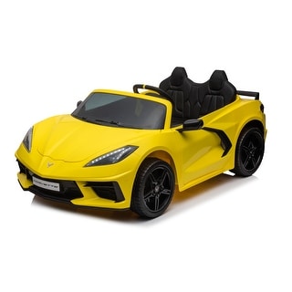 24V Chevrolet Corvette C8 2-Seater Ride on Yellow