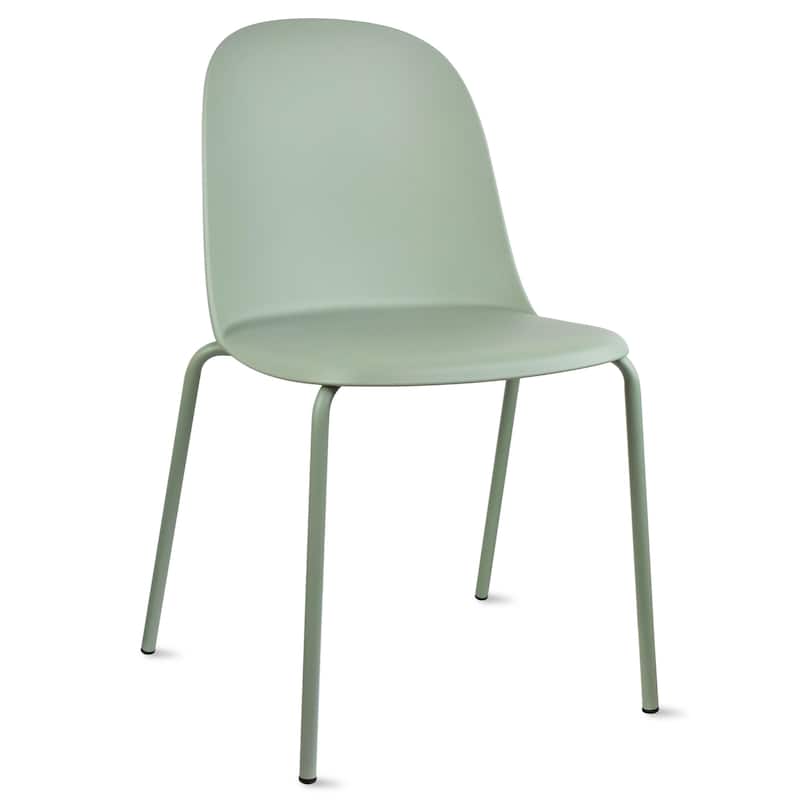 Set of 2 Plastic Dining Chairs For Kitchen Office Business Cafe Guest Waiting Room Event Party Outdoor Patio Hotel