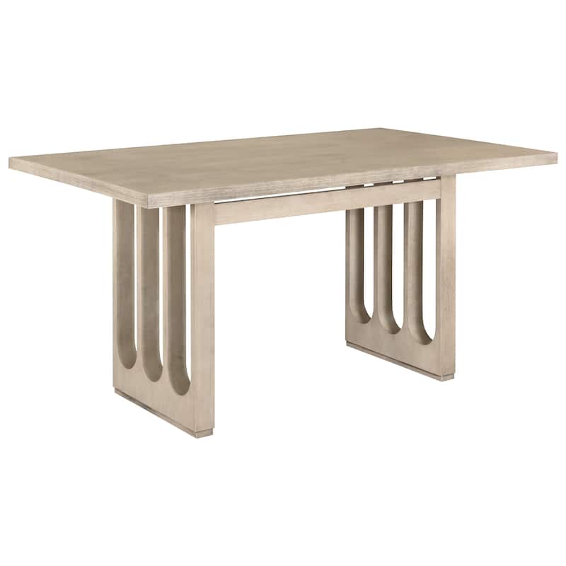 Wood Dining Table Set for 6