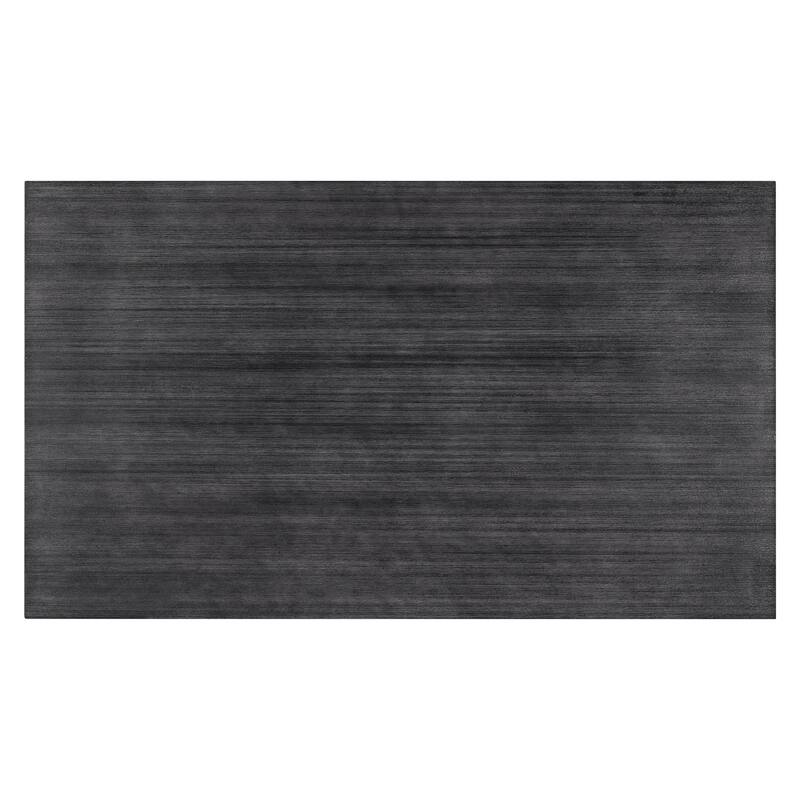 Counter Height 5-Piece Dining Table Set, Kitchen Table Set with Wood Texture Table and Cushioned Chairs