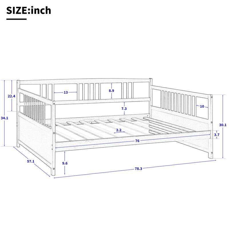 Bedroon Wooden Daybed