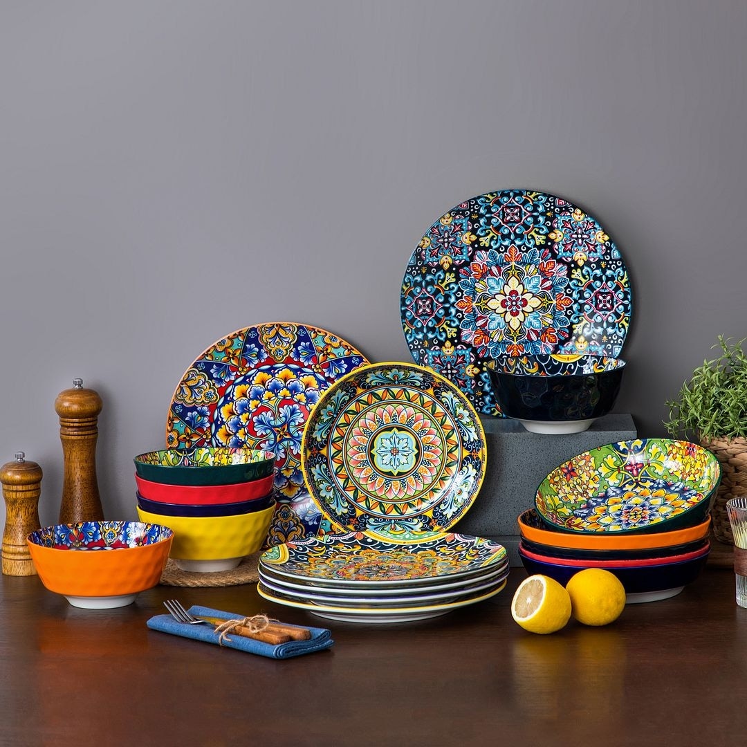 18 piece dinnerware set clearance
