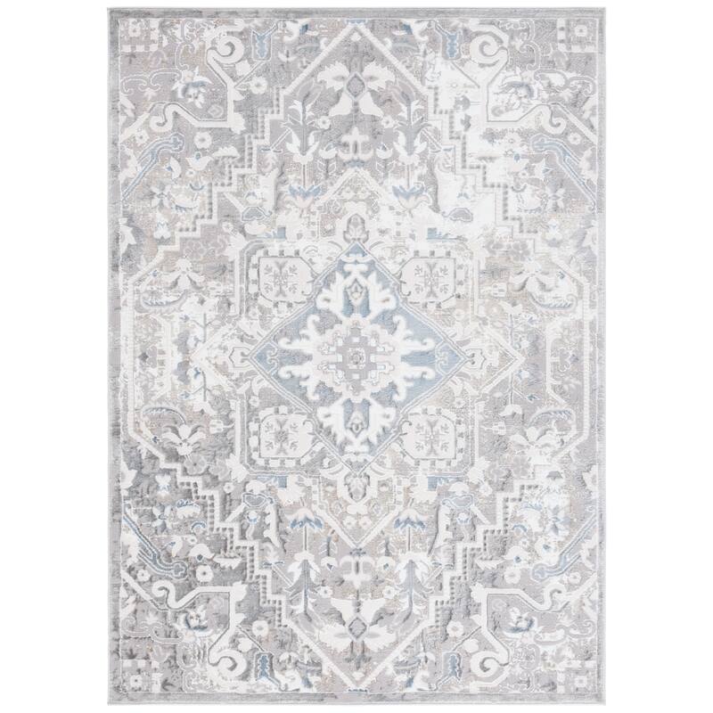 Martha Stewart by SAFAVIEH Ebru Rug - 6'7" x 8'7" - Grey/Ivory